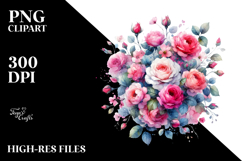 A Translucent Monkey Made of Flowers, White Background Product Image 2