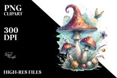 Vibrant Mushroom Magic PNG Product Image 2
