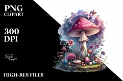 Detailed Mushroom Magic PNG Product Image 1