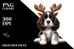 Expressive English Springer Spaniel Clipart Product Image 3