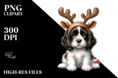Expressive English Springer Spaniel Clipart Product Image 3