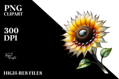 Sunflower Material PNG Product Image 2