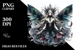 Detailed Gothic Fairy PNG Product Image 1