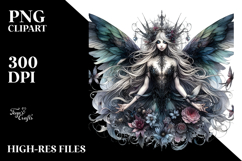 Detailed Gothic Fairy PNG Product Image 2