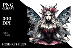 Detailed Gothic Fairy PNG Product Image 2