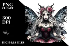 Detailed Gothic Fairy PNG Product Image 2