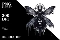 Detailed Gothic Fairy PNG Product Image 2