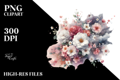 Flower Painting PNG Product Image 2