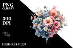 Flower Painting PNG Product Image 2