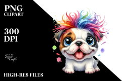 Cute Bulldog, Transparent PNG Product Image 2