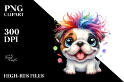 Cute Bulldog, Transparent PNG Product Image 2