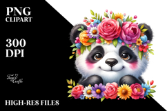 Vibrant Flower Crown Clipart | Summer Product Image 2
