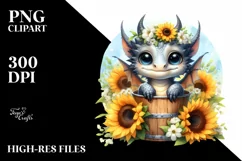Cute Baby Dragon PNG Product Image 3