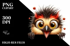 Watercolor Funny Woodpecker Smiling | Sublimation | Clipart Product Image 1