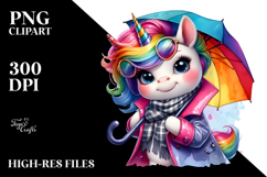 Cute Unicorn Posing Model PNG Product Image 2