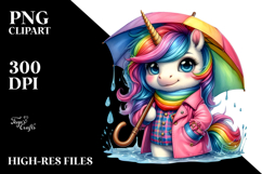 Cute Unicorn Posing Model PNG Product Image 2