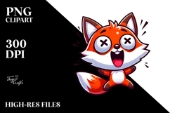Cute Fox, Transparent PNG Product Image 2