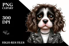 Baby English Springer Spaniel Punk Singer |Sublimation Product Image 1