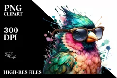 Quirky Bird with Vibrant Artistic Style | Sublimation | Product Image 1