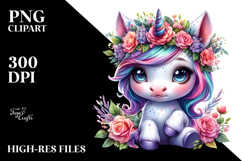 Expressive Unicorn, High-Res PNG Product Image 2