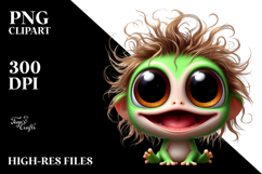 Crazy Baby Frog | Sublimation | Clipart Product Image 2