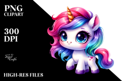 Cute Unicorn PNG Product Image 2