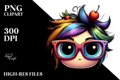 Funny Adorable Design with Vibrant Colors PNG Product Image 2