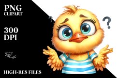 Funny Chick Beachwear Clipart Product Image 1