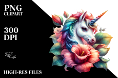 Baby Unicorn Flower, Transparent PNG Product Image 2