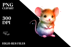 Vibrant Halloween Baby Mouse, Transparent PNG Product Image 2