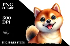 cute Shiba Inu PNG Product Image 2