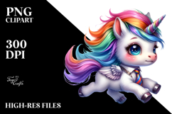 Cute Baby Unicorn, Style PNG Product Image 2