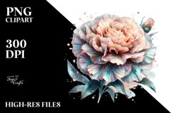 Pastel Shiny Carnation PNG Product Image 1