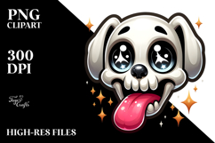 Skull with Sarcastic Side-Eye PNG Product Image 2