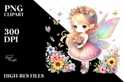 pastel colorful fairy PNG Product Image 3
