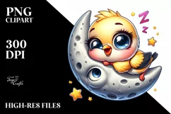 Colorful Baby Hummingbird Clipart Product Image 3