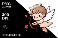 Cupid Paint Brush Style PNG Product Image 2