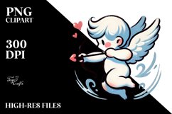 Cupid Paint Brush Style PNG Product Image 2