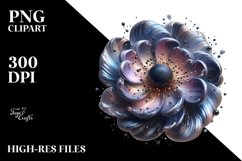 Glossy Anemone Abstract | Sublimation | Clipart Product Image 3