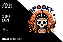 Halloween Spooky Watercolor Clipart PNG Product Image 2