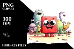 Simple Funny Scene Clipart Product Image 1