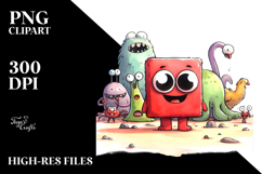 Simple Funny Scene Clipart Product Image 2