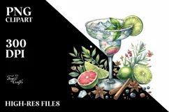 Margarita Sea Shell Flowers USA Flag | Sublimation Clipart Product Image 3