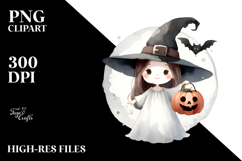 Funny Witch Clipart PNG Product Image 2