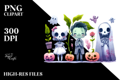 Simple Undead Halloween PNG Product Image 2