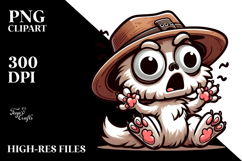Cute Skull with Hat PNG Product Image 2