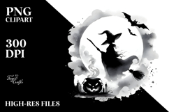 Simple Witch Halloween PNG Product Image 2