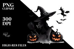 Simple Witch Halloween PNG Product Image 2