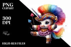 Baby Unicorn Saltarello, Transparent PNG Product Image 3
