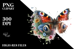 Butterfly Splashes PNG Product Image 2
